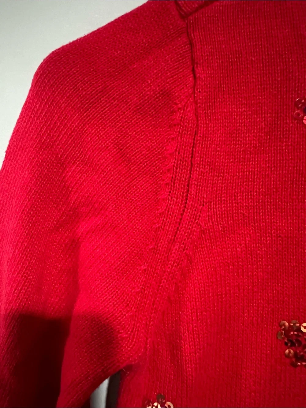 GapKids Red Sequin Heart Sweater Dress
